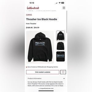 Thrasher hoodie
